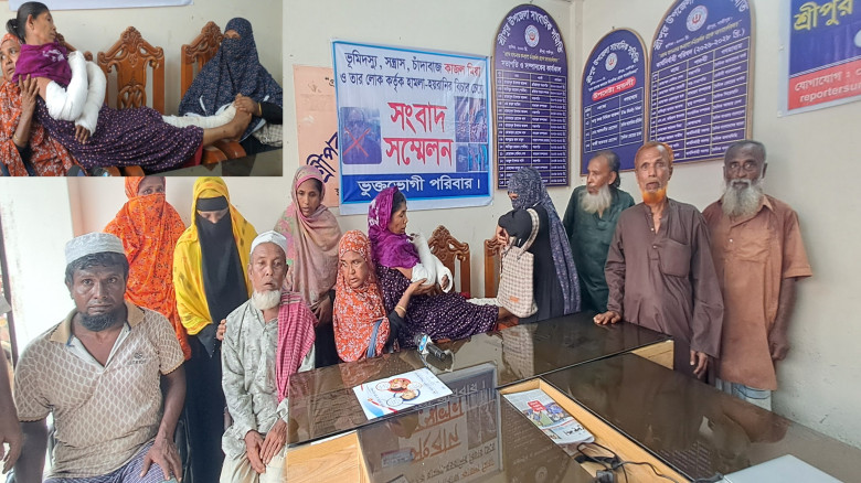 ষাটোর্ধ্ব বৃদ্ধার হাত-পা ভাঙার বিচার চাইলেন বৃদ্ধা...