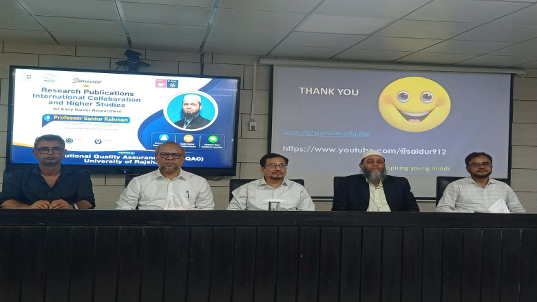 আন্তর্জাতিক গবেষণায় দক্ষতা উন্নয়নে রাবিতে আইকিউএসি...