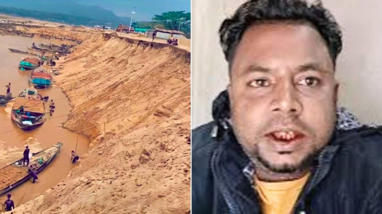 সুনামগঞ্জে যাদুকাটায় বালু লুটের মুখে দেশের বৃহৎ শি...