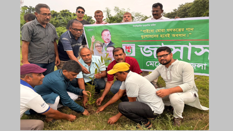 মেহেরপুরে জাসাসের বৃক্ষরোপণ ও চারা বিতরণ কর্মসূচি...