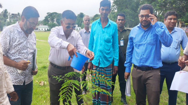 দর্শনা পৌরসভার চলমান উন্নয়ন প্রকল্প পরিদর্শন করলে...
