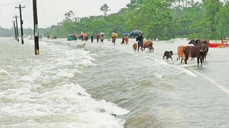 রংপুর বিভাগের ৫ জেলার জন্য বন্যা নিয়ে  দুঃসংবাদ...