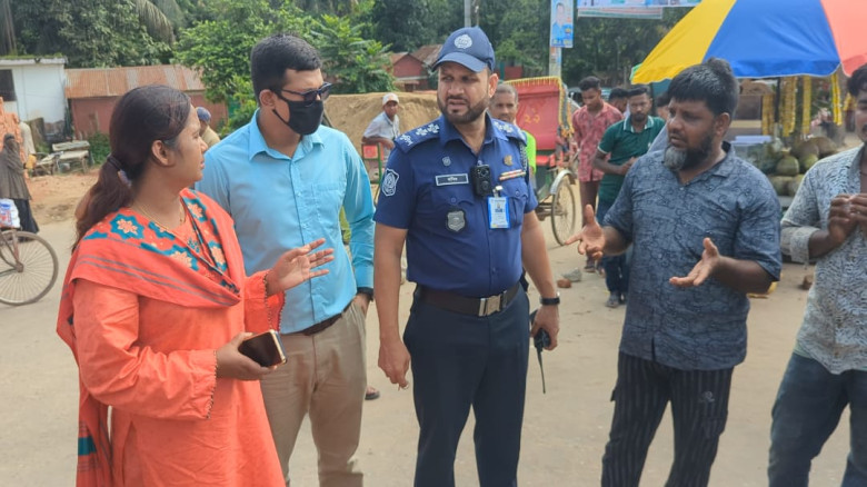 ব্রাহ্মণবাড়িয়ায় তিতাস নদীর তীরে অবৈধ স্থাপনা উচ্ছে...