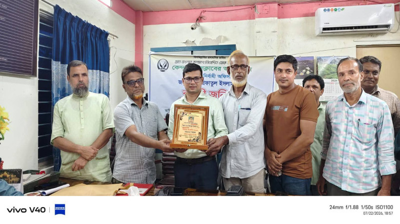 কেন্দুয়া প্রেসক্লাবে ইউএনও রিফাতুল ইসলামকে বিদায় স...