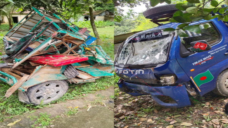 কেন্দুয়ায় ভারতীয় কম্বল বোঝাই পিকআপ ও অটোরিকশা মুখো...