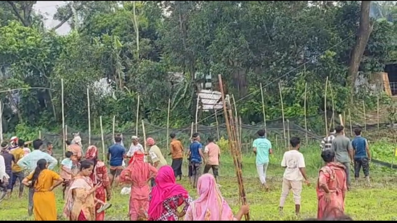 ভৈরবে বাজারের নামকরণ নিয়ে দুই গ্রামবাসীর সংঘর্ষে এ...