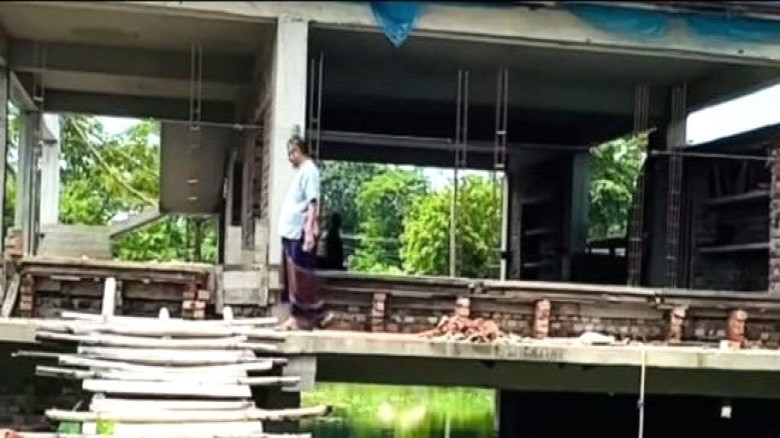 বানিয়াচংয়ের ছায়েরা-ছিদ্দিক মসজিদের বৈদ্যুতিক তার চ...