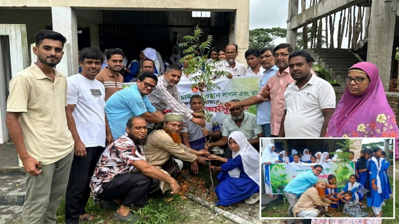 গৌরনদীর বার্থীতে ‘ওয়ান চাইল্ড, ওয়ান ট্রি’ কর্মসূচি...