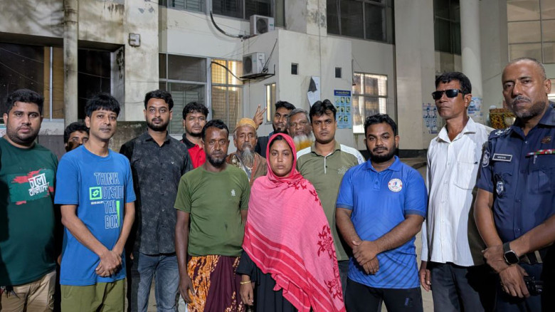নেশা দ্রব্য খাইয়ে ফেলে যাওয়া ব্যবসায়ীকে পরিবারের ক...
