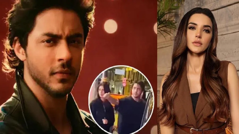 রহস্যময় তরুণীর সঙ্গে শাহরুখপুত্র!