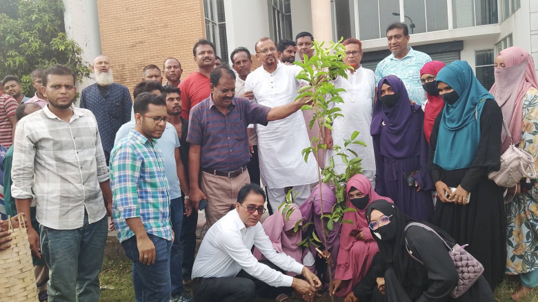 বেনাপোলে সবুজায়ন ও পরিবেশ রক্ষায় পৌরবিএনপির বিশিস্...