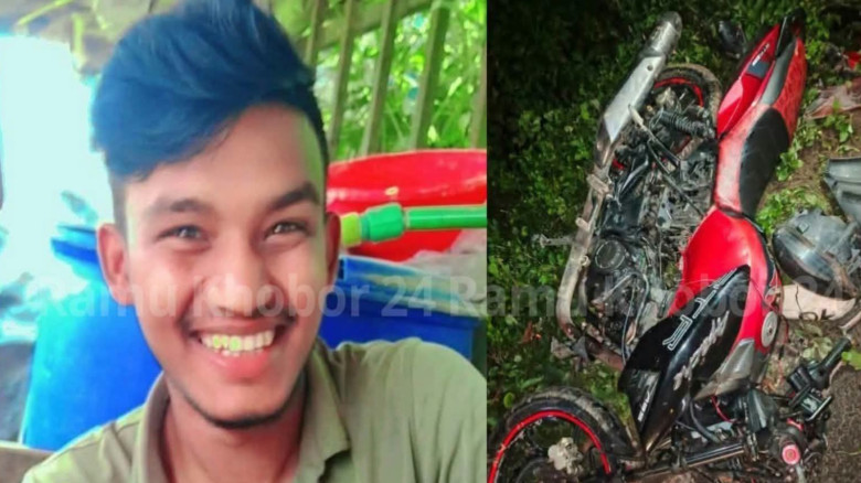 রামুতে ট্রাক-মোটর সাইকেলের মুখোমুখি সংঘর্ষে বাইকার...