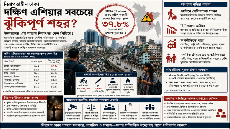 ঢাকা কি আর নিরাপদ শহর? আমরা কোন দিকে এগোচ্ছি?...