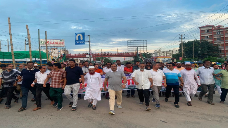 ভালুকায় জুলাই গণঅভ্যুত্থান দিবসে বিএনপির র‍্যালি...