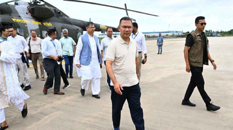 মাতারবাড়ী কয়লা বিদ্যুৎকেন্দ্র পরিদর্শন করলেন প্রধা...