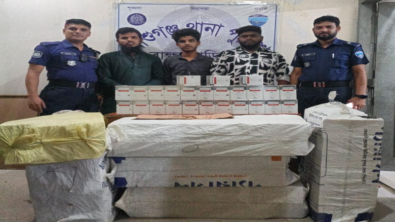 ব্রাহ্মণবাড়িয়ায় দেড় লাখ সিগারেটসহ গ্রেপ্তার ৩...