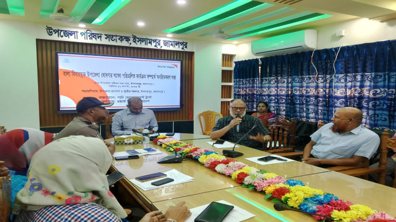 বাল্যবিবাহমুক্ত উপজেলা গড়ার লক্ষ্যে ইসলামপুরে পারি...